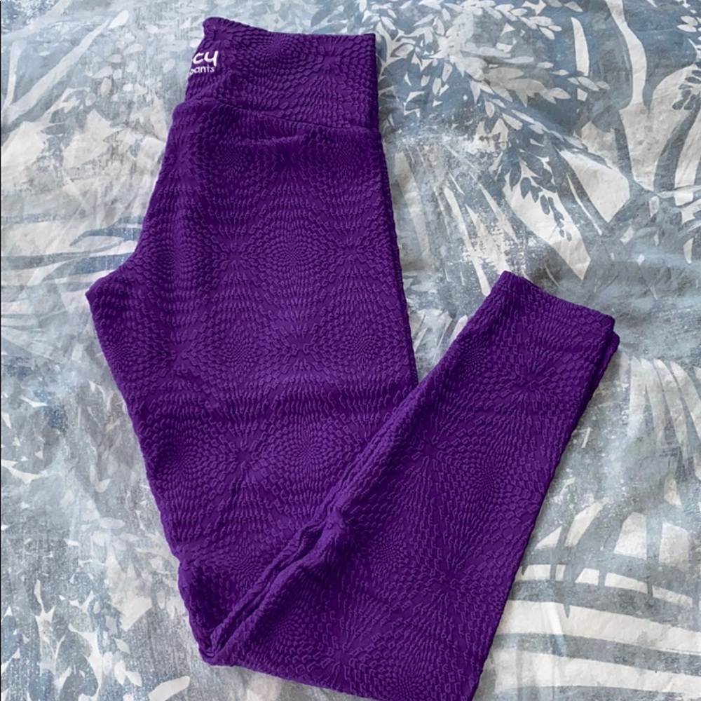 Booty by Brabants Mermaid Legging in Purple Daisy